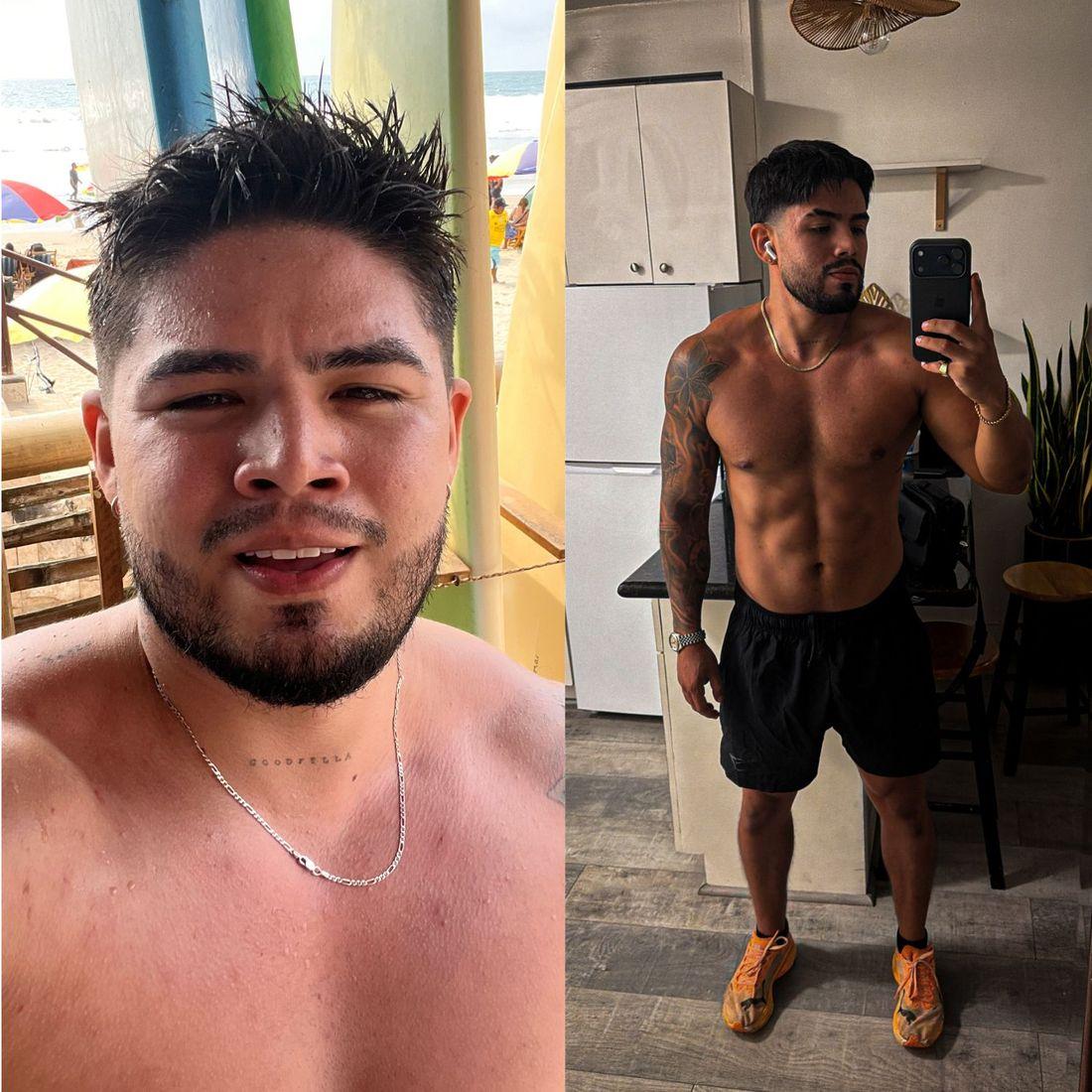 Alan Neira antes y después (5)
