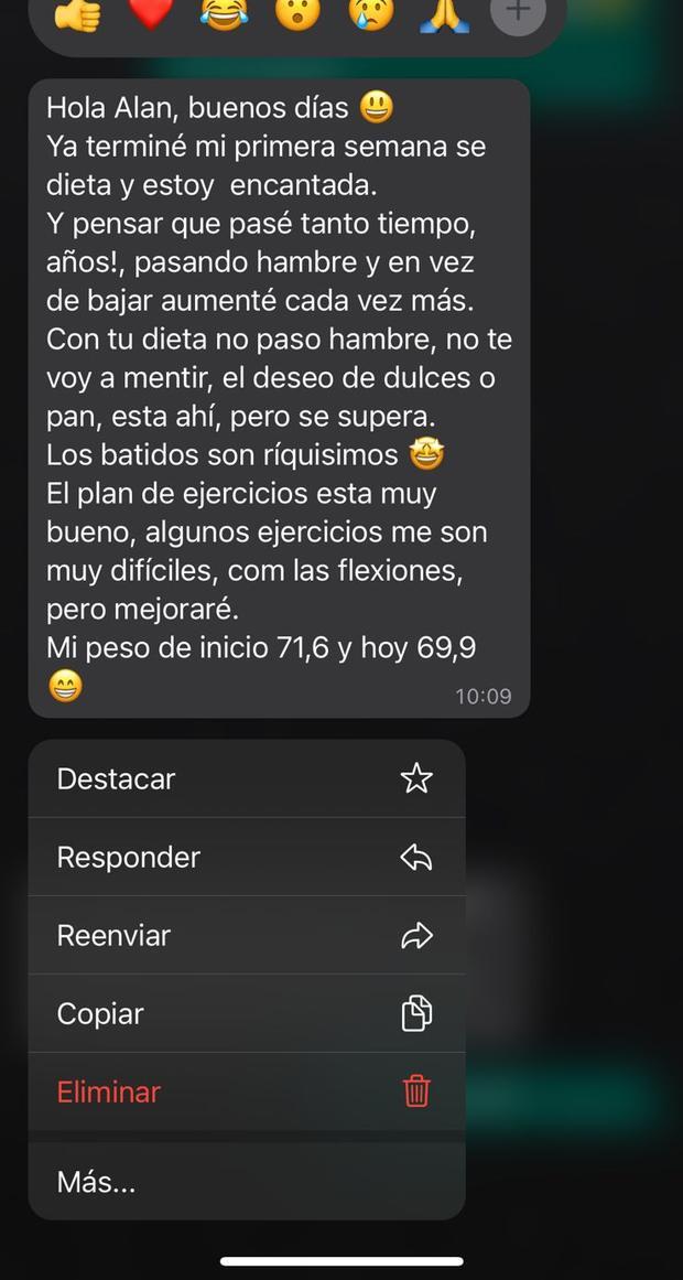 Mensaje de un cliente de Alan por WhatsApp (5)