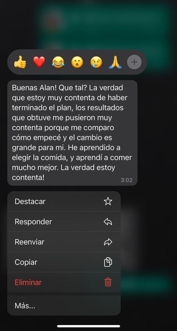 Mensaje de un cliente de Alan por WhatsApp (11)