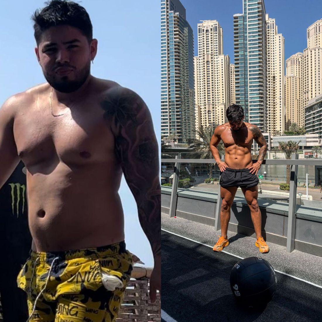 Alan Neira antes y después (1)