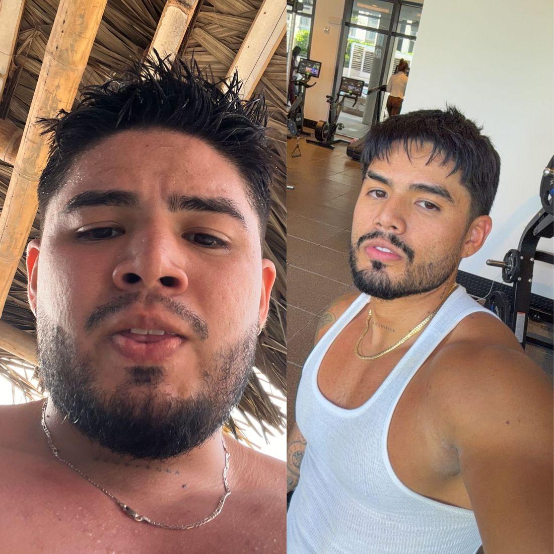 Alan Neira antes y después (4)