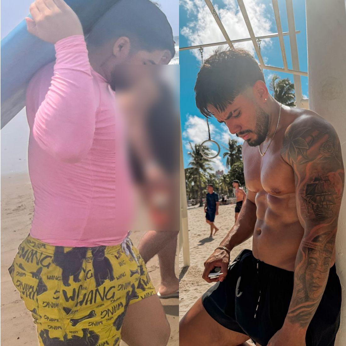 Alan Neira antes y después (3)